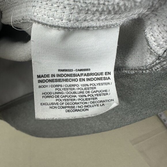 Nike Therma - Fit Full Zip Up Fleece Hoodie Mens Size XL Gray Heather Drawstring - Picture 6 of 6